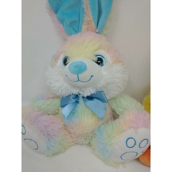 Easter Rabbit And Duck stuffed Toy Set Medium Size - Picture 2 of 5